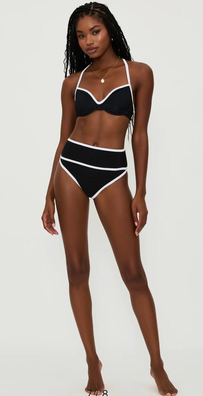 Beach Riot Kori Colorblock Underwire Bikini Top and bottom (set) size medium